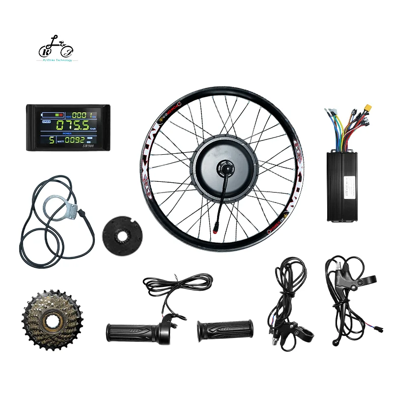 Chinese Factory Electric Bicycle Motor Kit Without Battery Bicycle Speed Booster Electric Kit