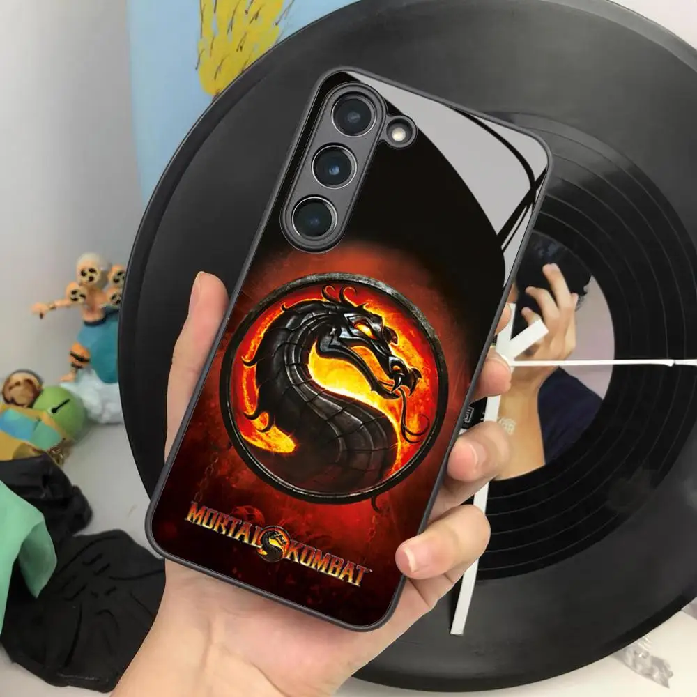 Mortal Kombat Phone Case for Samsung Galaxy S24 S23 S22 S21 S20 A24 A34 A54 A53 Note20 M54 Fe Ultra Plus Glass