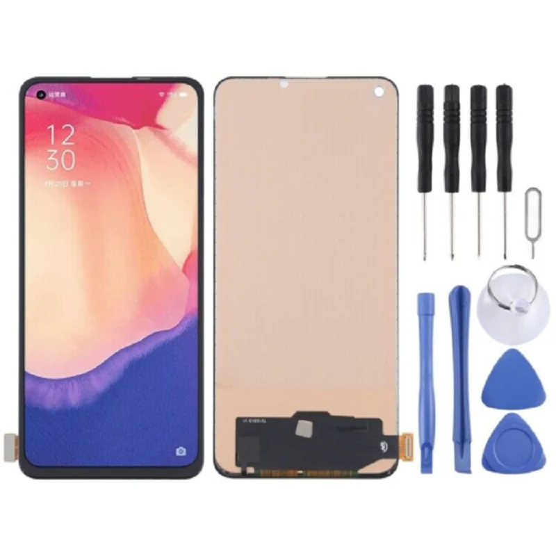 

TFT LCD для OPPO Reno4 SE LCD/ Realme V15 5G LCD дисплей сенсорный экран дигитайзер черный