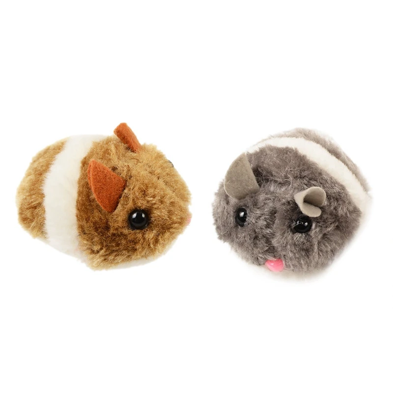 Tease The Cat Pulls The Wire Vibration Small Mouse Plush Simulation Fighting Cat Kitten Self Hi Play Pet Cat Mouse Toy