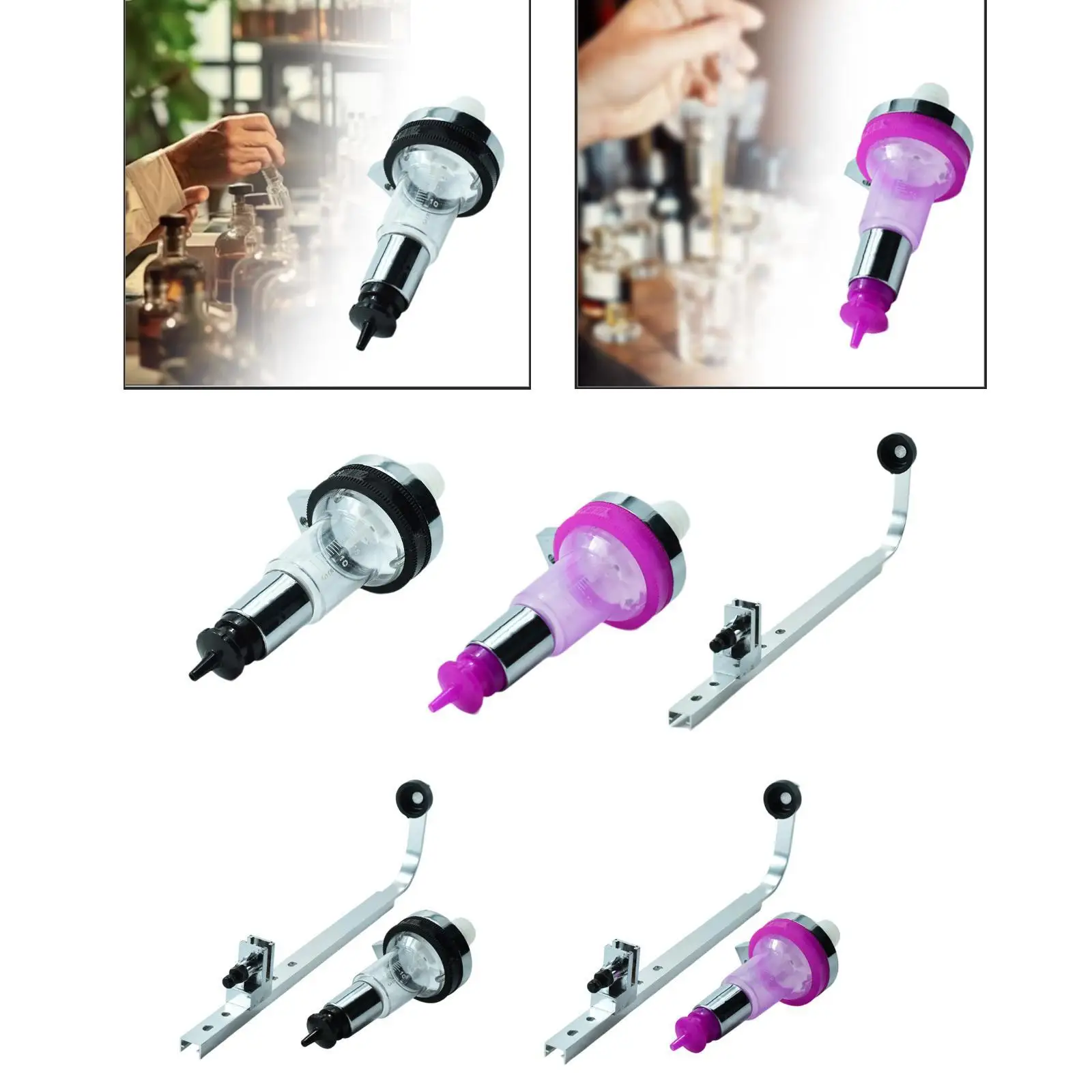 Dispensador de perfume Soporte de acero inoxidable de montaje simple y resistente profesional