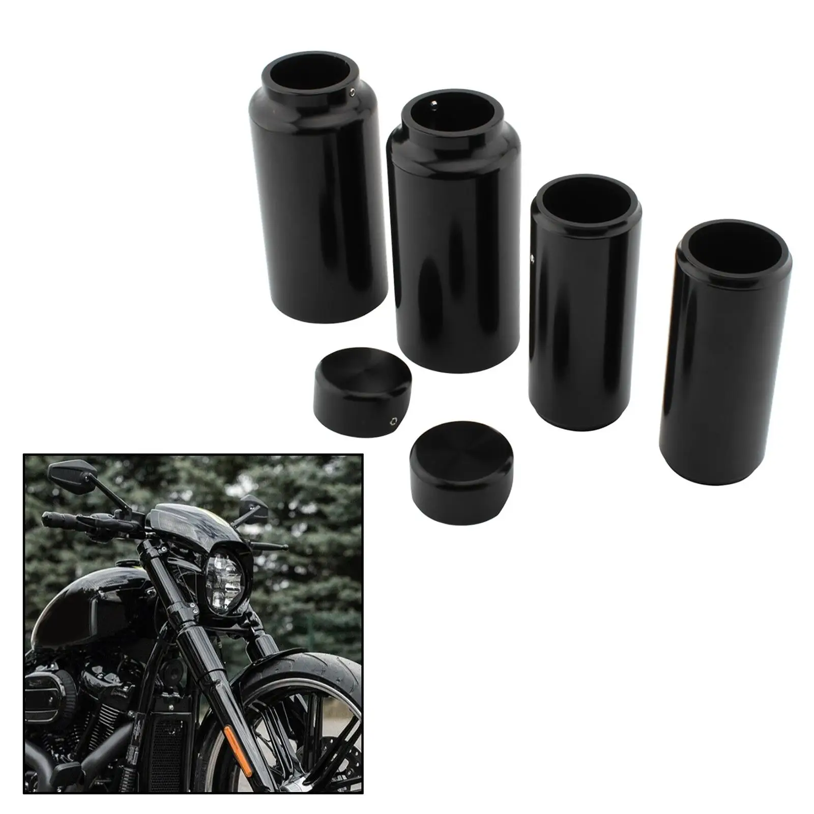 مجموعة غطاء الشوكة لـ -davidson Aggressor Softail FXBR FXBRS