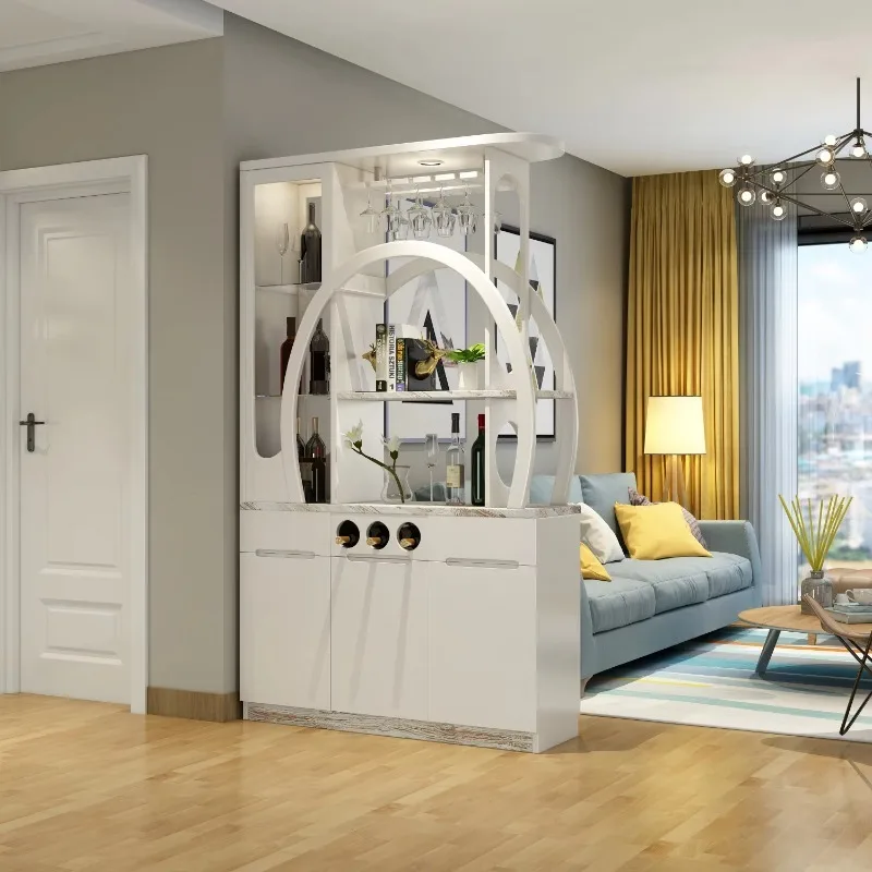 

Luxury Style Extendable Display Cabinet for Wine Storage General Use Home Furniture for Living Room Partition