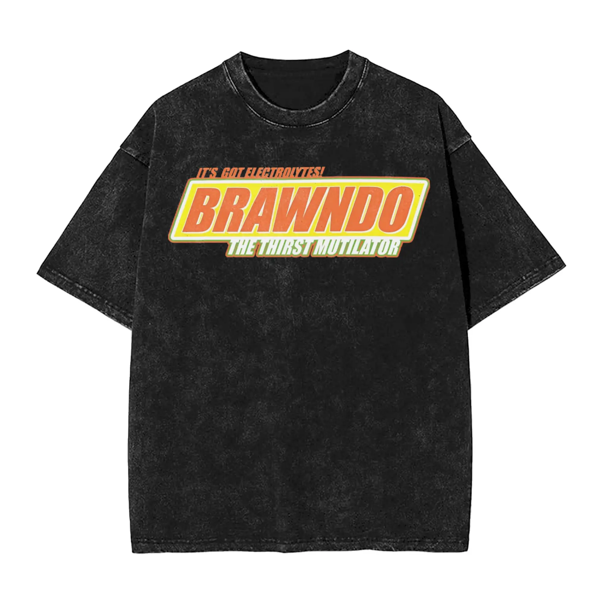 

Футболка Brawndo The Thirst Mutilator, хлопковая футболка в стиле хип-хоп, идиократия, винтажная футболка для мужчин и женщин, топы, уличная одежда, летние футболки