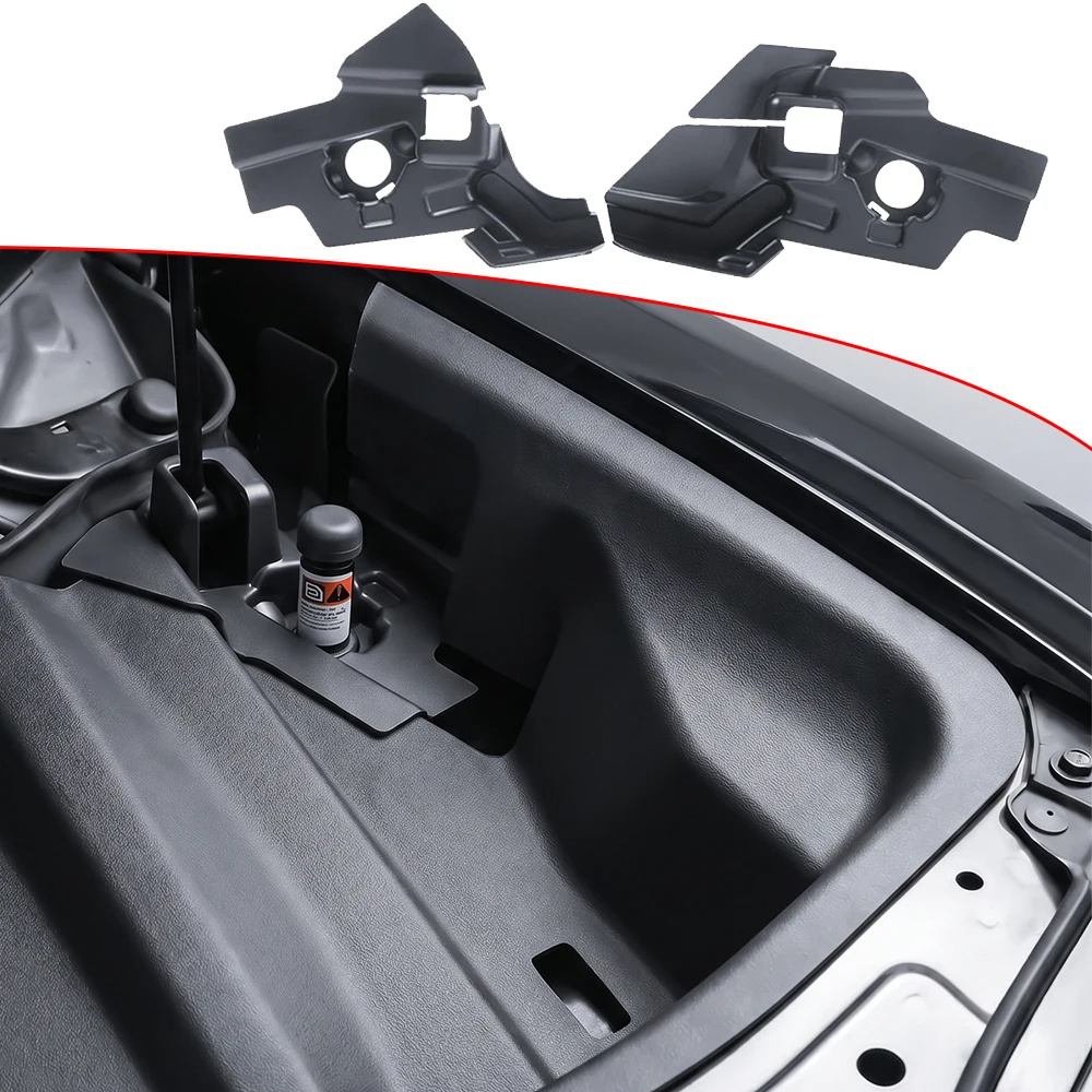 Car Front Hood Water Channel Anti-blocking Filter Protective Cover Modification Accessories For Tesla Model 3 Highland 2024 2025