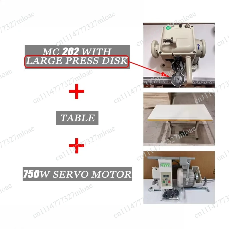 MC 202 fur sewing machine maximum sewing speed 2000 sti/min, maximum sewing thickness 3/4/5 MM