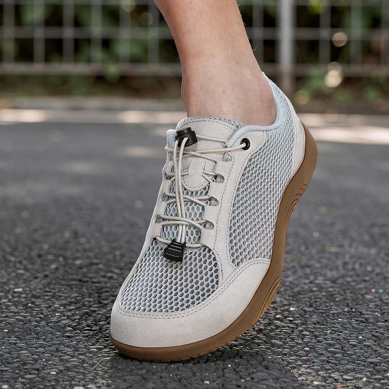 Sommerliche Herren-Sneaker mit breiter Zehenbox, minimalistische Zero-Sohlen-Sportschuhe, atmungsaktive Barfußschuhe für Paare, weiche Laufschuhe – Detail 19
