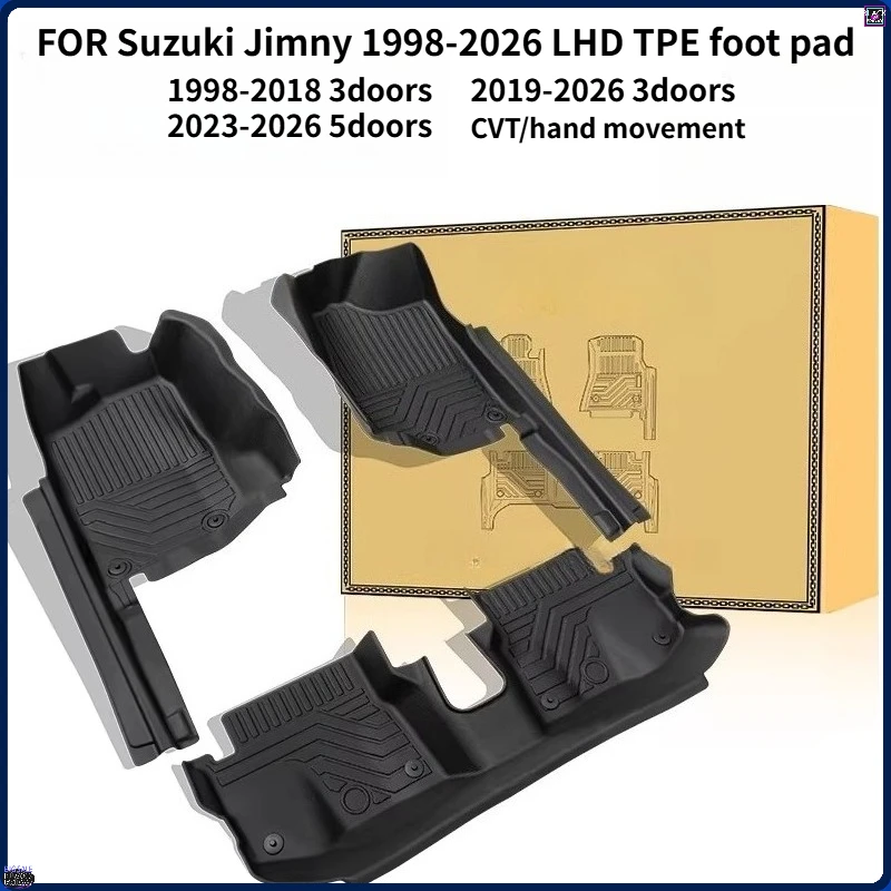 NEW 5D TPE Floor Mats For Suzuki Jimny 2000-2026 3door 2023-2026 5doors LHD Full Coverage Waterproof Accessories