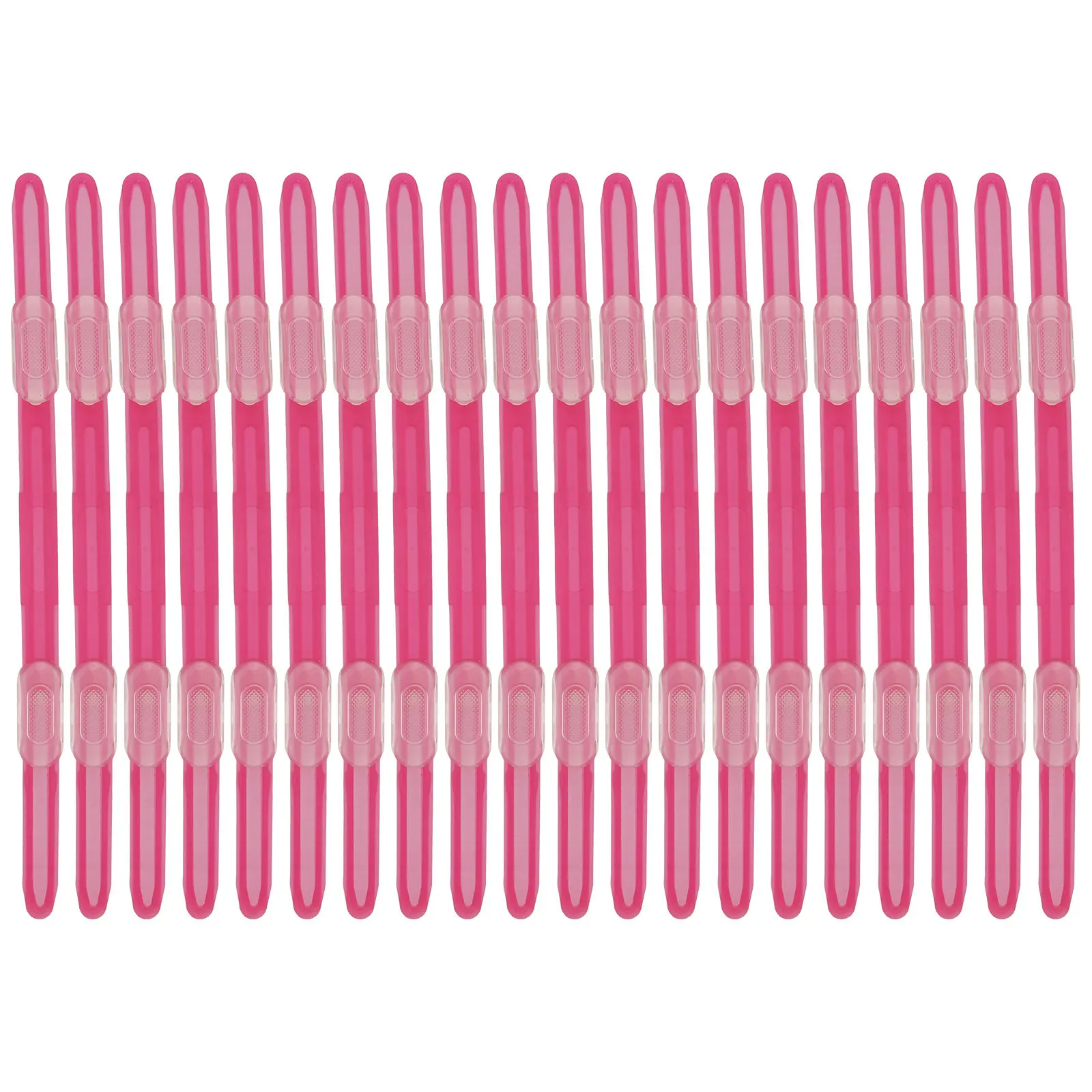 20Pcs Plastic Bookbinding Clips Heavy Duty Stationery Binder Clip for Paper Fasten Loose-Leaf Files Office School Supplies