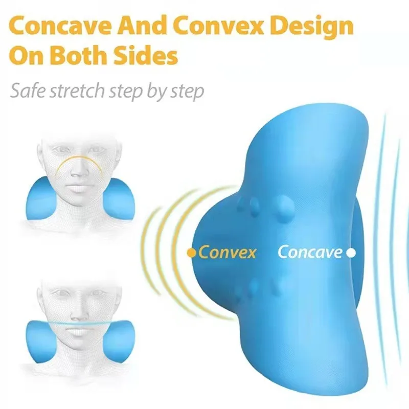 Dispositivo de tracción quiropráctica Cervical para alivio del dolor, almohada para aliviar el dolor Cervical y la columna vertebral, regalo de alineación