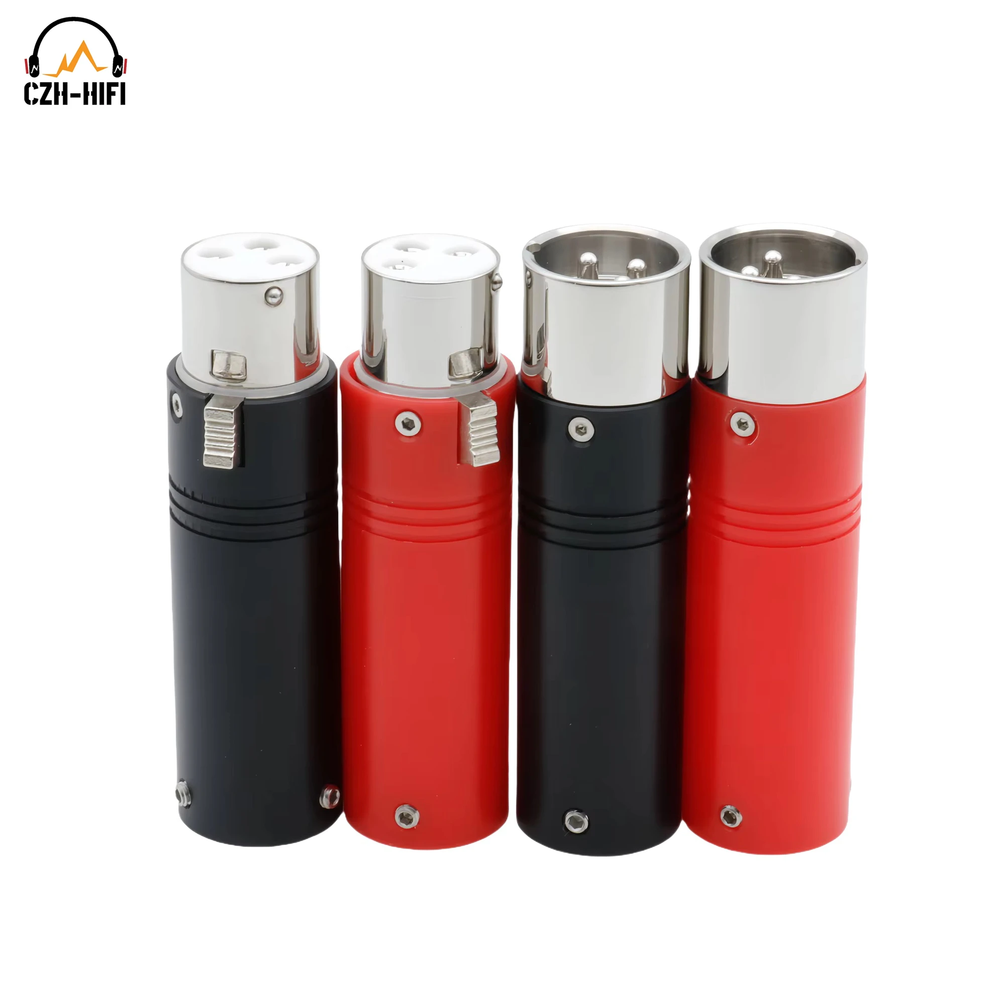 EIZZ Hi-End XLR Balance Plug Male Female 3pin Jack Cannon Connector Headphone Cable Terminal MIC DIY Kits