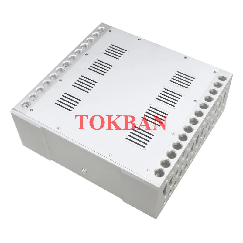 Tokban Audio WA66 430*150*410mm All Aluminium Class A Amplifier Chassis Enclosure DIY HIFI Amplifier Case Shell