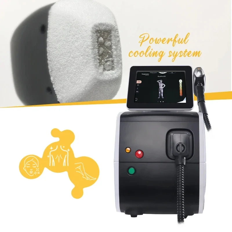 

2025 New Latest 755nm 808nm 940nm 1064nm Diode Laser 808 Hair Removal Machine Beauty Machin with CE Suitable for All Skin Color