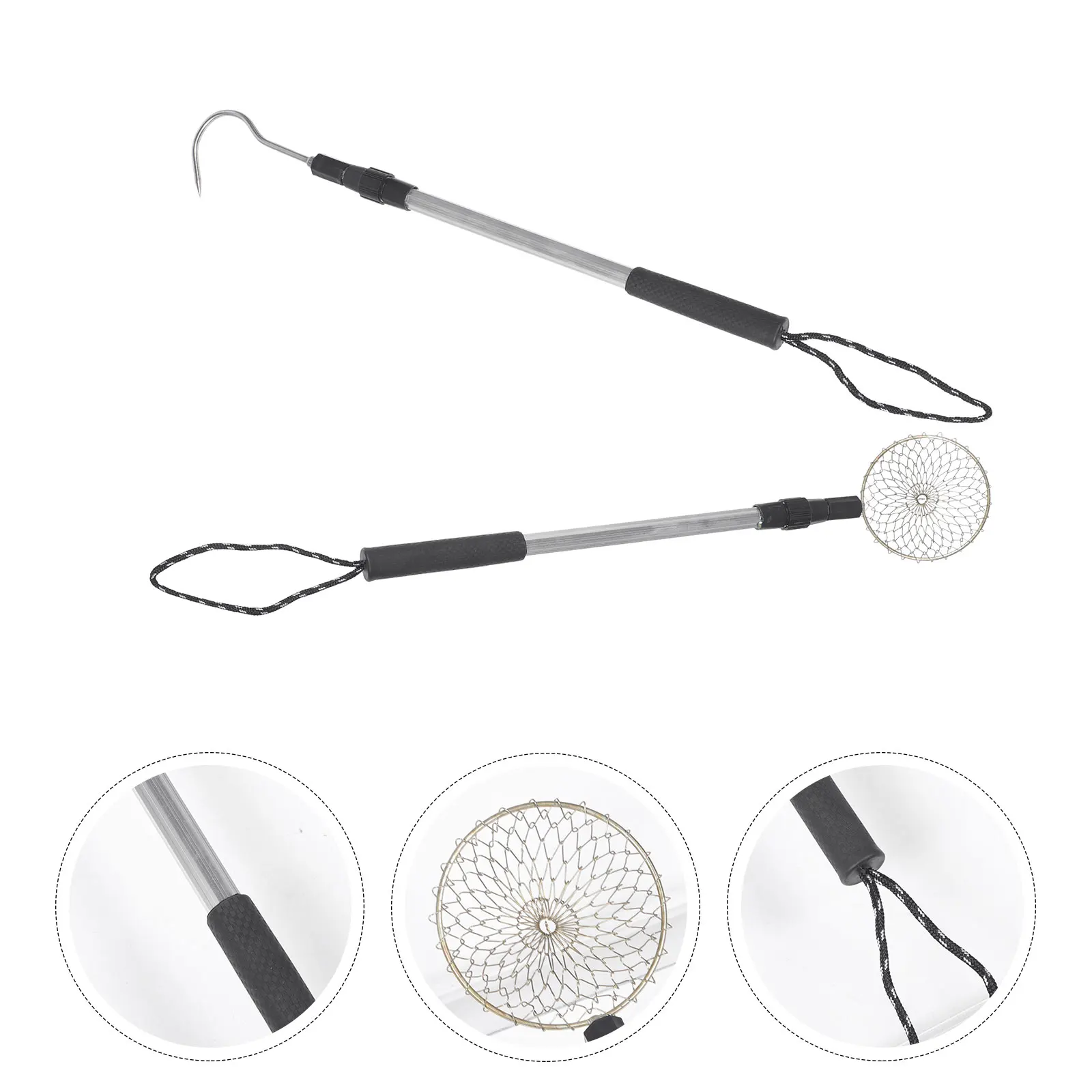Kit de filtre de pelle de tamis de plage S, 1 ensemble, pelle à coque en alliage d'aluminium réutilisable pour coquilles, roches de conque, outils de jouets