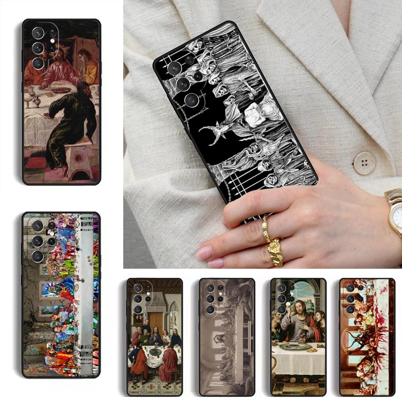 The Last Supper Satan Phone Case for Samsung Galaxy S26 S25 Ultra S24 S23 S22 S21 Plus Note 10 Bumper Cover