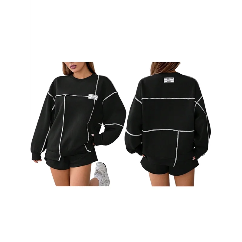 

ABP-Женская толстовка с длинными рукавами, пуловеры, топы