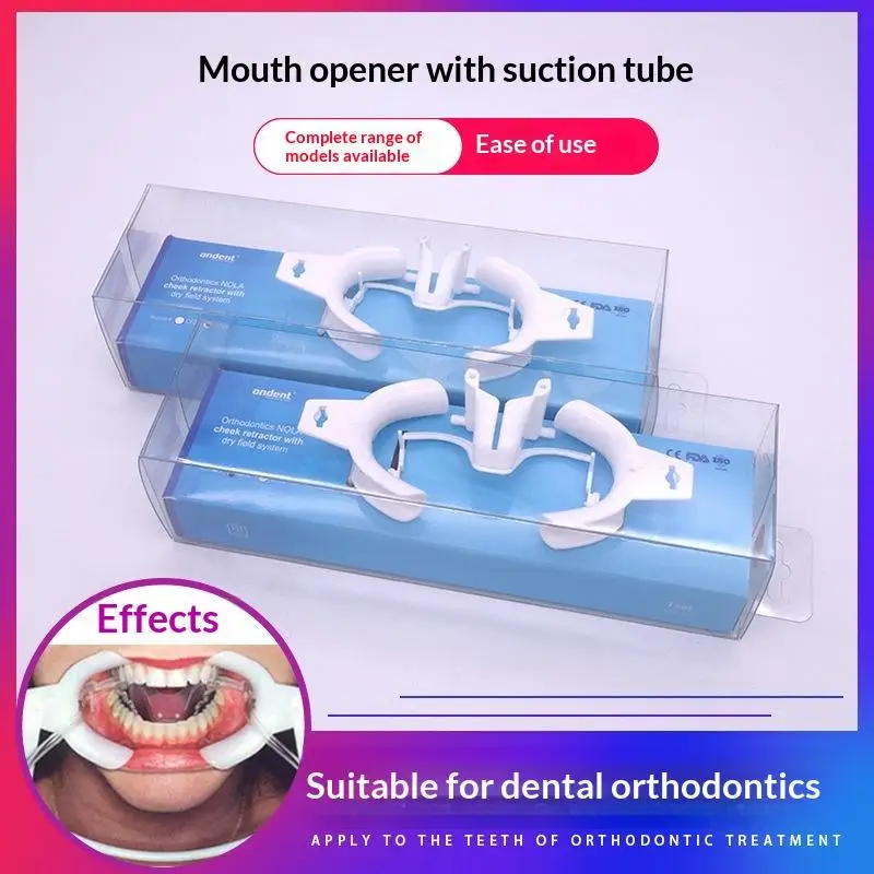 1Set S/L Cheek Retractor Dry Field System With Saliva Suction Function Mouth Opener Suit Bonding Retractor Bracket