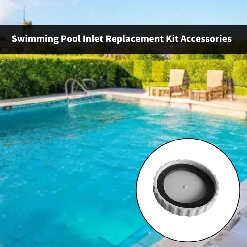 2Pcs Winter Plugs Set Ground Swimming Pool Repair Kits Winter Pool Protections Quick Setups Accessories Easy Installation 4XBB