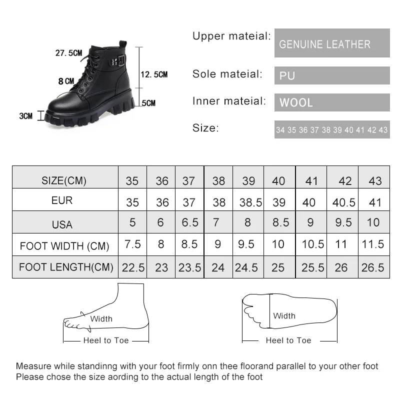 AIYUQI Women Winter Boots Genuine Leather 2024 New Fashion Natural Wool Warm Marton Boots Women Thick-soled Women\'s Ankle Boots