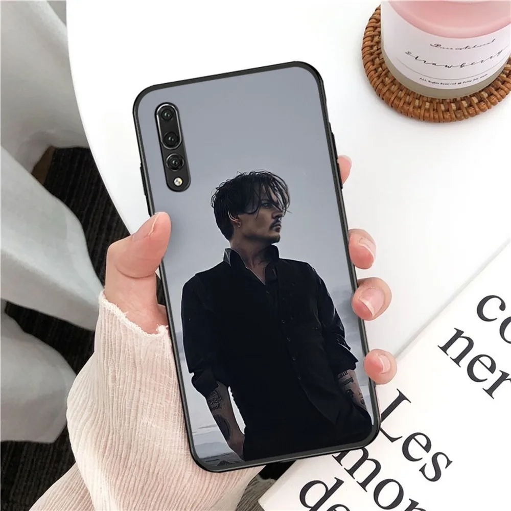 J-Johnny Depp Phone Case For Huawei P 8 9 10 20 30 40 50 Pro Lite Psmart Honor 10 Lite 70 Mate 20lite