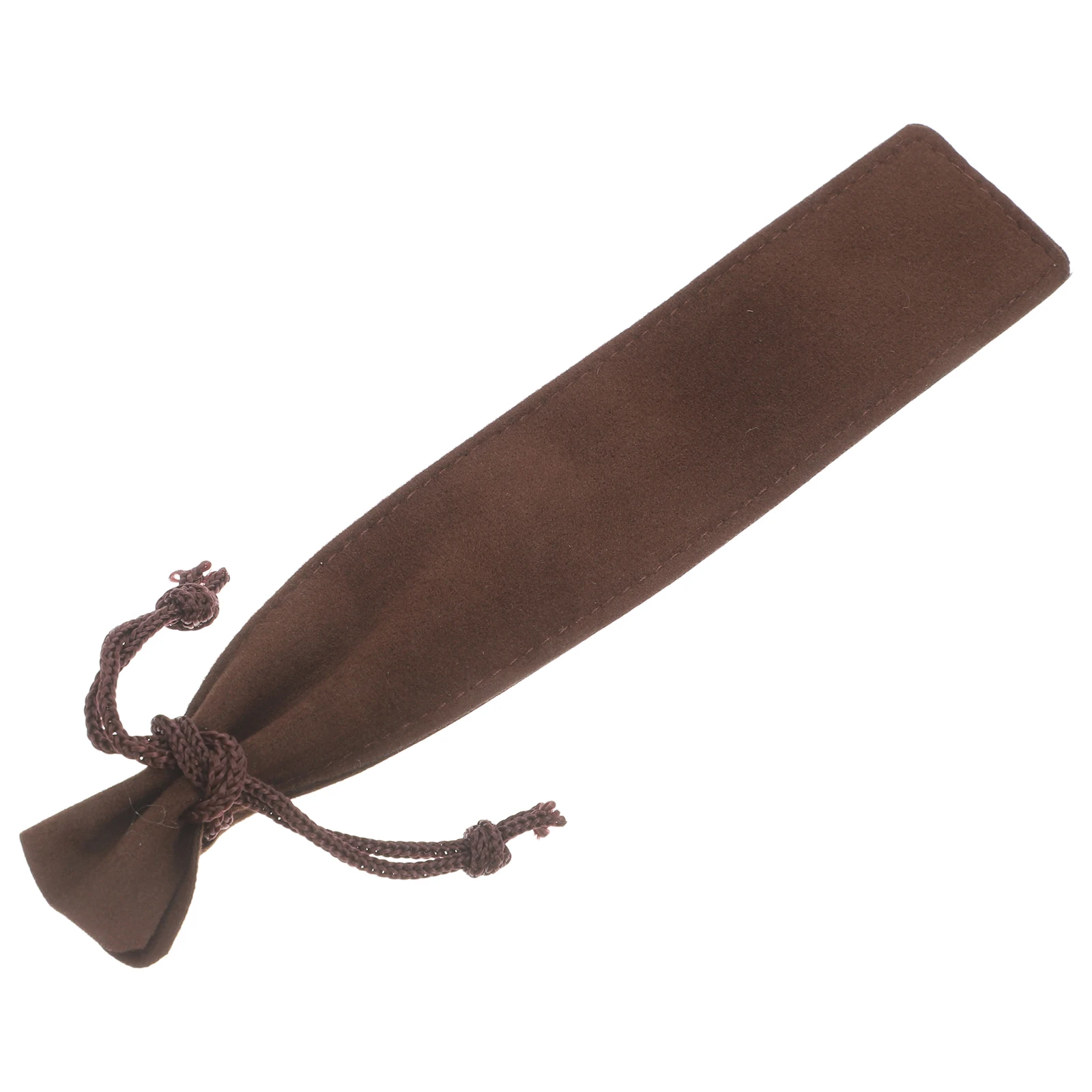 

Drawstring Velvet Pencil Case Pouch Double Sided Foldable Bag Flannel Sleeve Holder