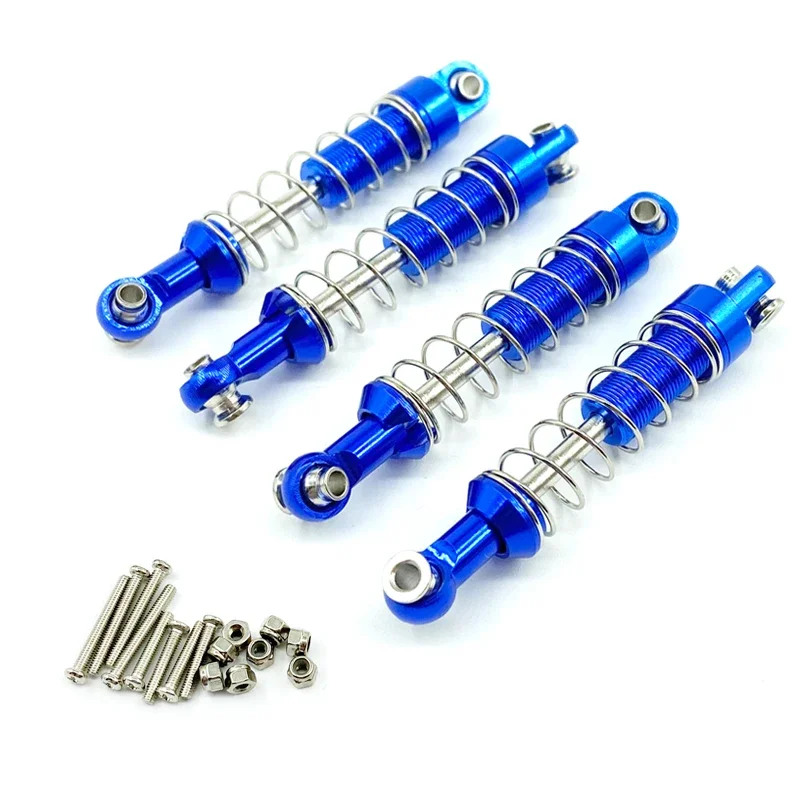 WPL C14 C24 MN D90 D91 D96 D99 D99S MN90 MN98 MN99S 4pcs Metal Shock Absorber Damper RC Car Upgrades Parts Accessories