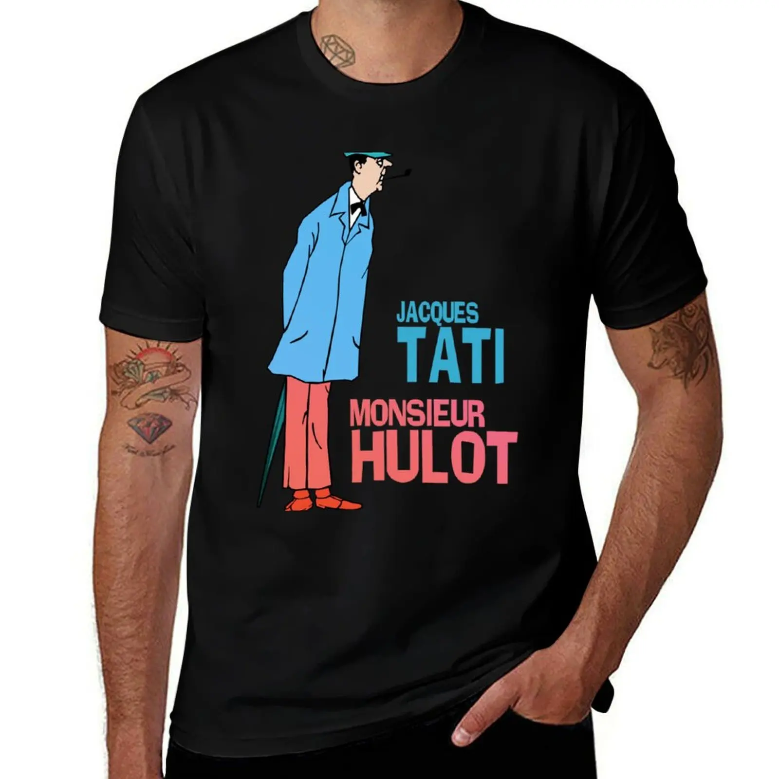 Jacques Tati - Monsieur Hulot Essential T-Shirt Running Performance Short Sleeve Tee T-Shirt