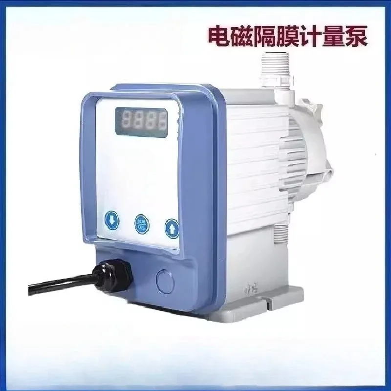 Electromagnetic Diaphragm Metering Dosing Sewage Water Purification Chlorine Dioxide Disinfectant Car Wash Liquid Acid And