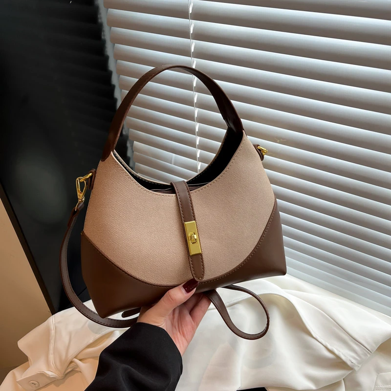 

Женская роскошная кожаная модная классическая большая сумка Элегантная дизайнерская сумка через плечо для повседневного изысканного вида