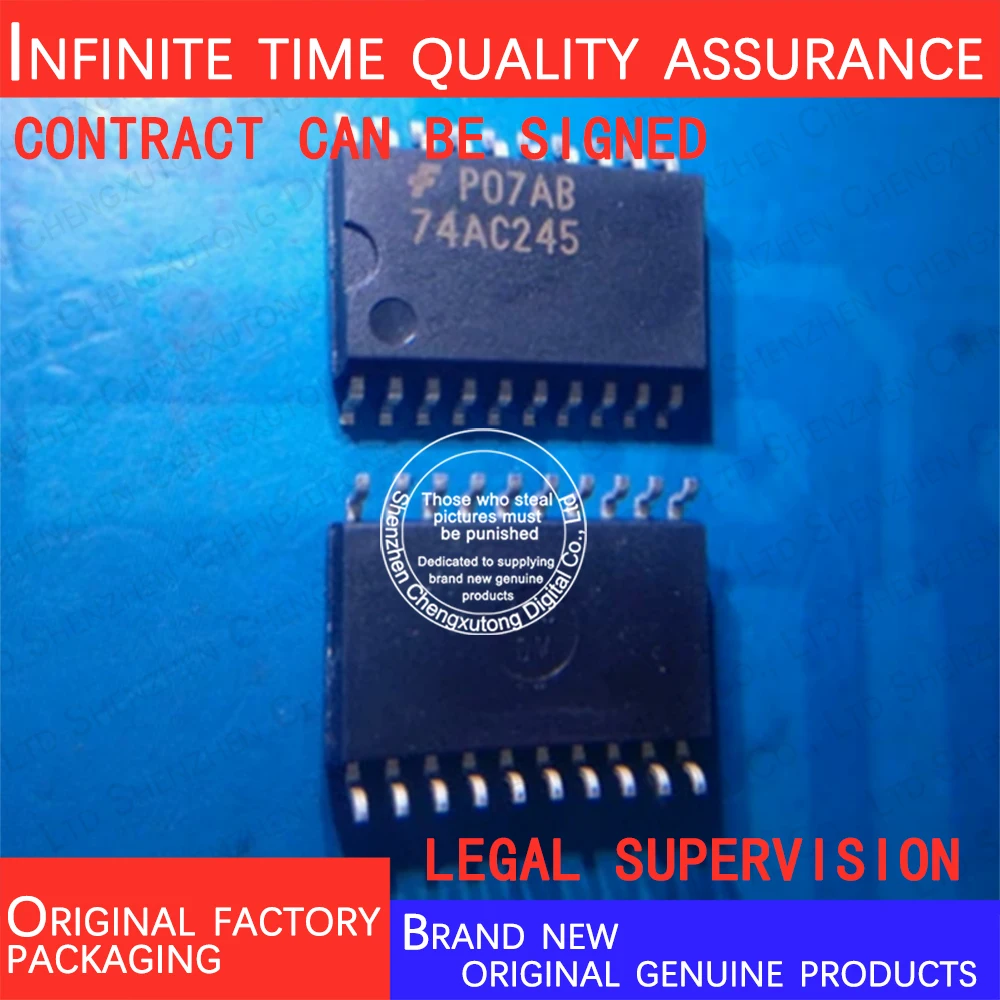 5pcs/lot 74AC245SCX  74AC245  SOP   100% genuine stock in brand new original packaging