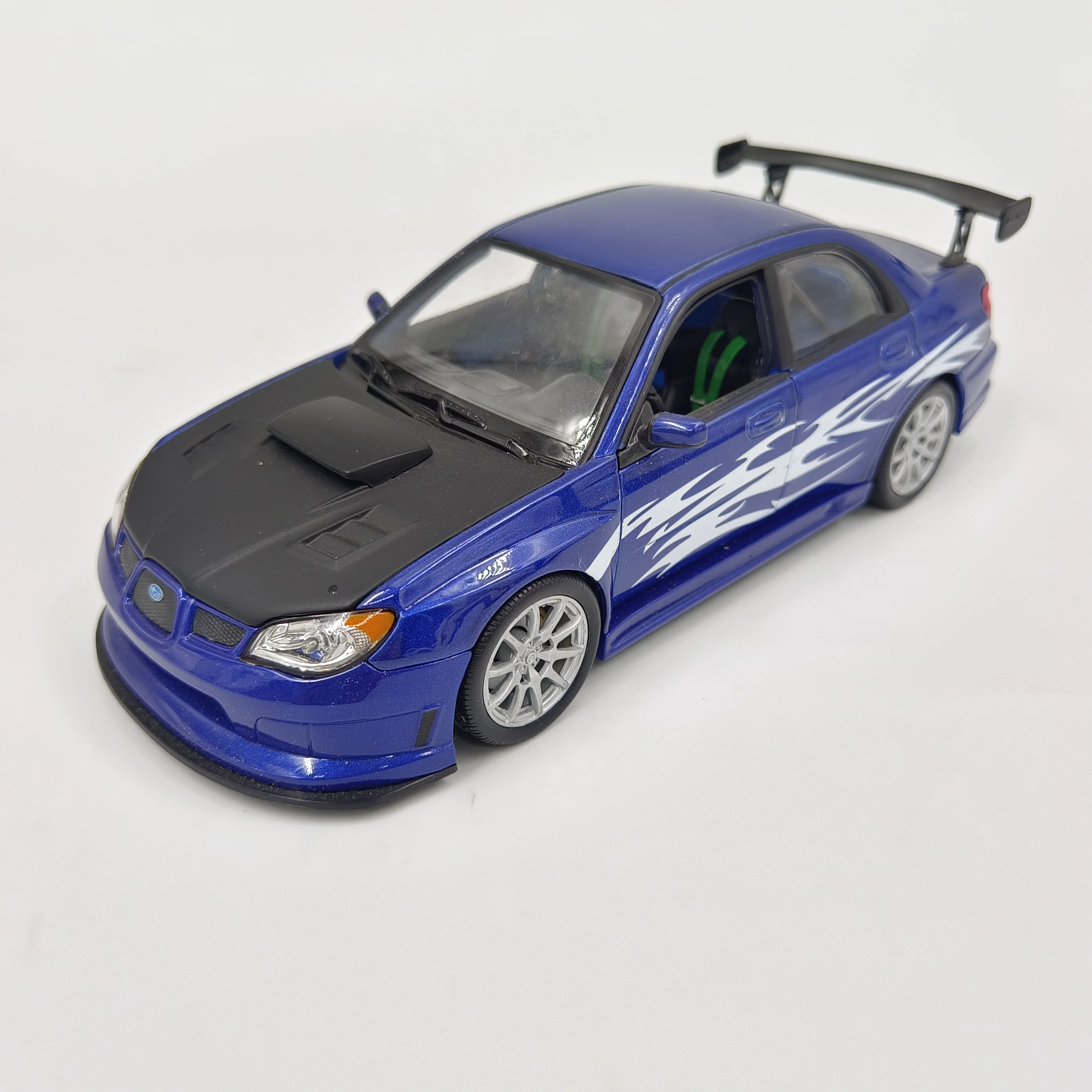 No Box 1:24 Subaru Impreza Modified Version Alloy Car Model Diecast Metal Vehicle Toy Adult Fans Collectible Souvenir Gifts