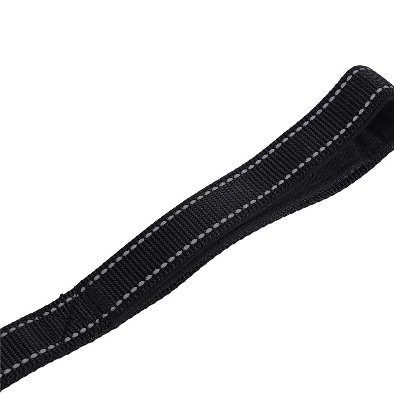 ABEZ Reflective Dog Leash 6Ft Long,Traffic Padded Two Handle ,Double Handles Lead For Training Control - Handle Leashes For Larg