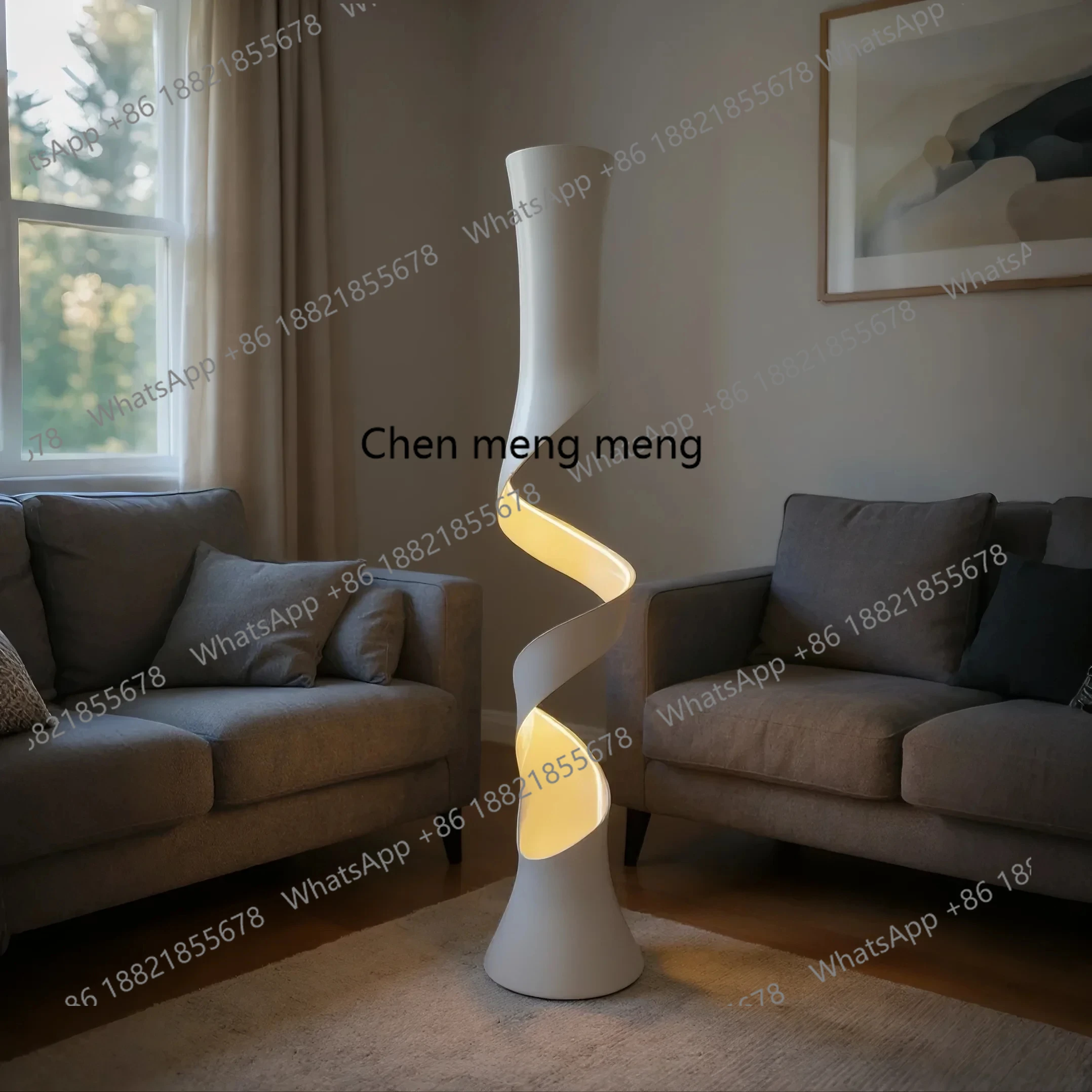 Modern simple floor lamp living room sofa next to bedroom bedside lamp beauty salon creative