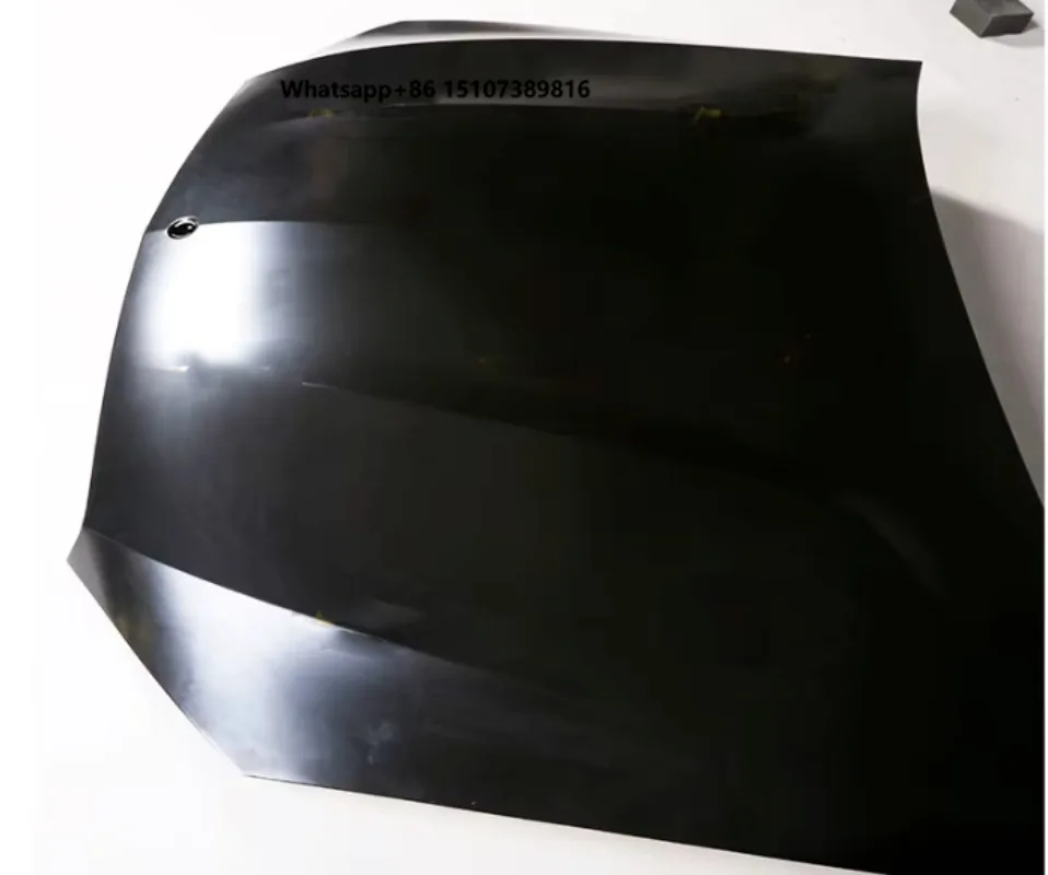 New Bright Black Aluminum Hood for 2015-2021 -C-Class W205 AMG-Style Upgrade High Quality