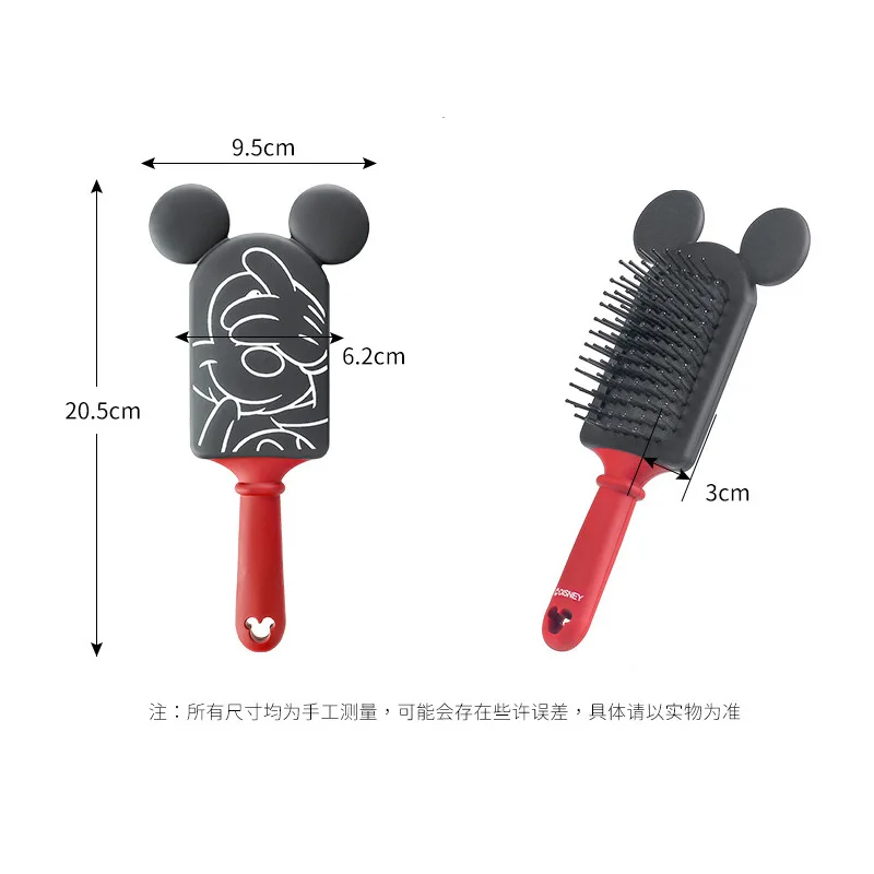 Disney Mickey Air Cushion Massage Combs Minnie Mouse Cartoon Anime Figures Children Comb Hair Brush Hairdressing Tool Kids Gifts