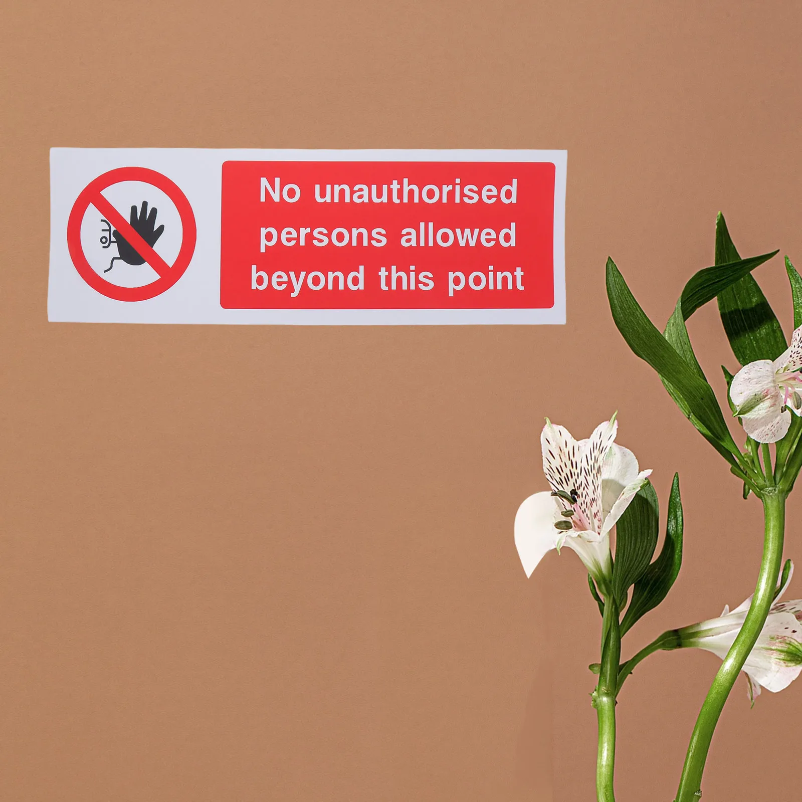 

10Pcs Warning Sign Stickers No Entrance for Indoor Outdoor Private Areas Safety Caution Signs Warning Sticker