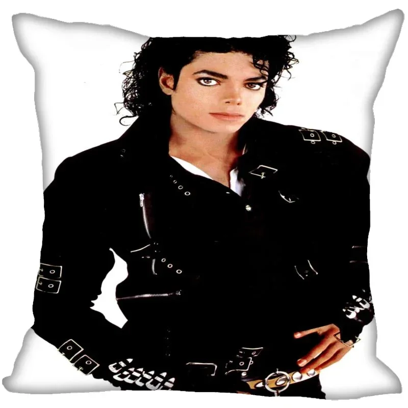 Poszewka na poduszkę Michael Jackson na poduszki dekoracyjne do domu niewidoczne poszewki na suwak 45x45cm