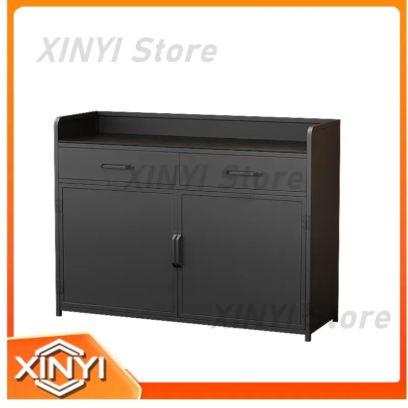 Multi-Function Metal Side Cabinet for TQH Bar Restaurant Tea Cabinet Pantry Storage Locker