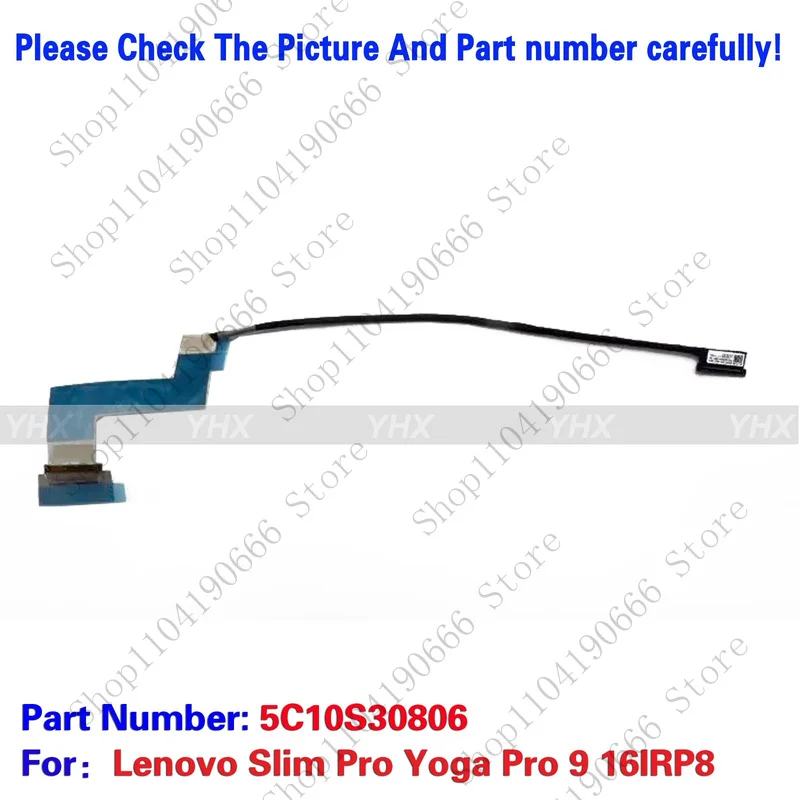 

New For Lenovo Slim Pro Yoga Pro 9 16IRP8 MLED CABLE 5C10S30806 Notebook computer components