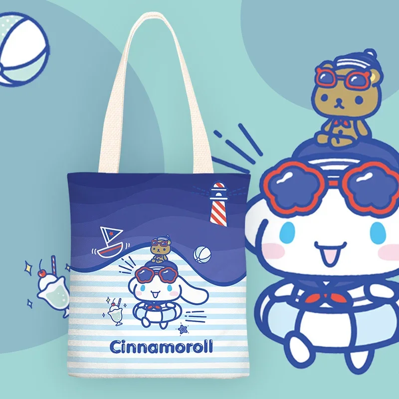 Sanurgente-Sac à main léger pour enfants, Cartable pour étudiants, Cartable pour enfants, Cartoon à une initiative, Nouveau, Cinnamoroll, Babycinnamoroll, Mignon