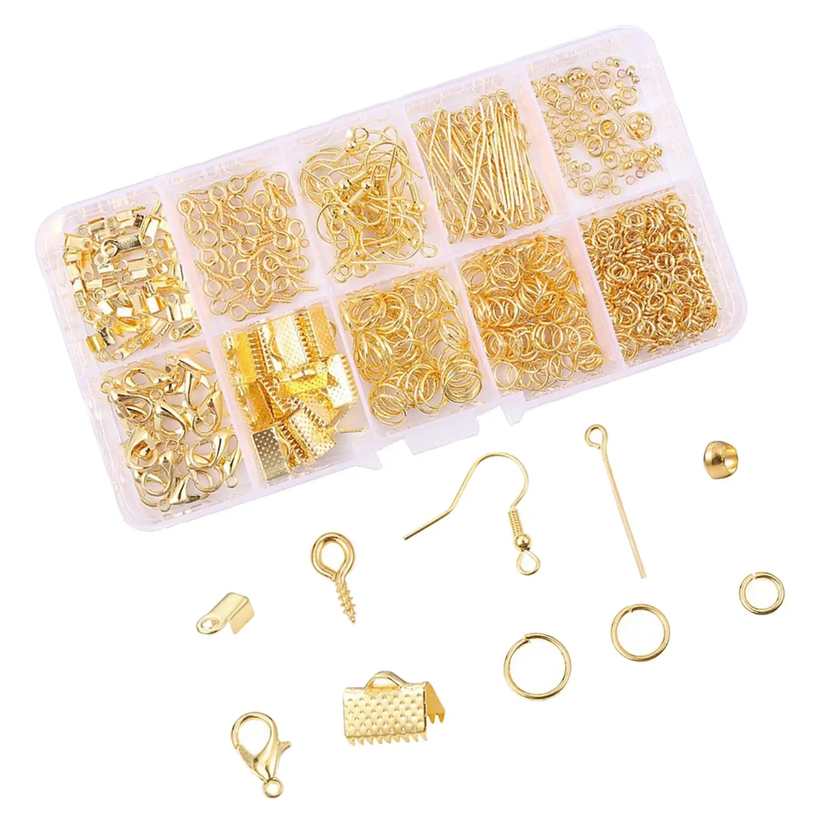 

Earring Making Supplies with Open Jump Rings Jewelry Repair Accessories