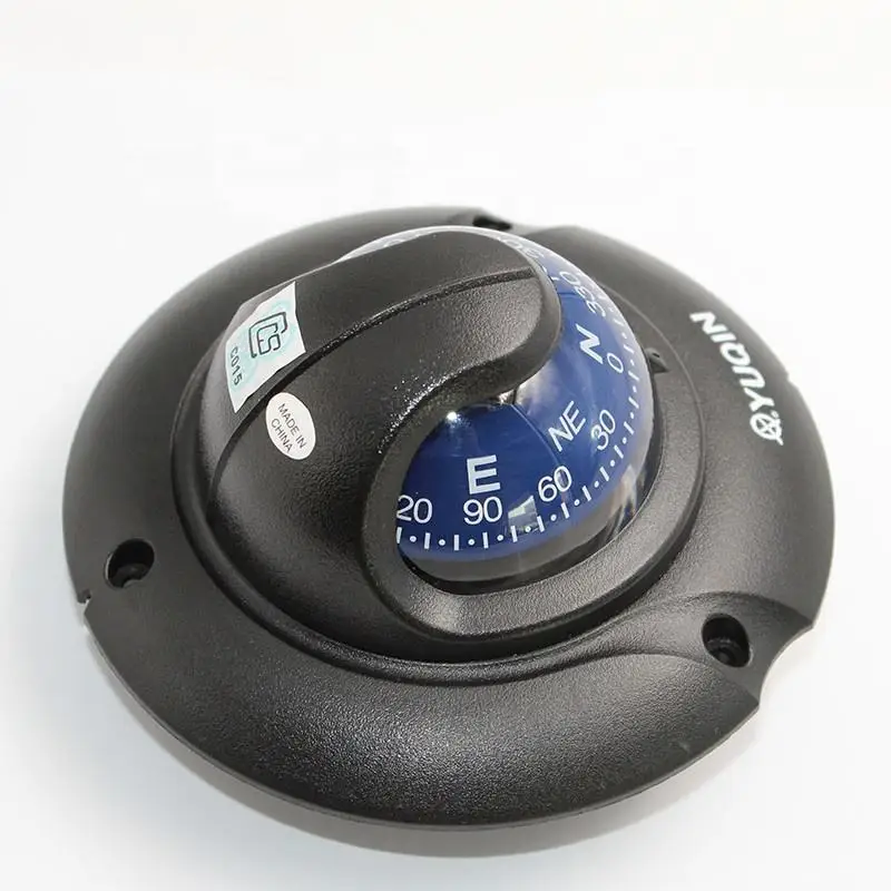 Boat MultiFunction Magnetic Compass Flush Mount YQ-50 High Accuracy LED Light Marine Yacht Outdoors Hiking Navigation Compass