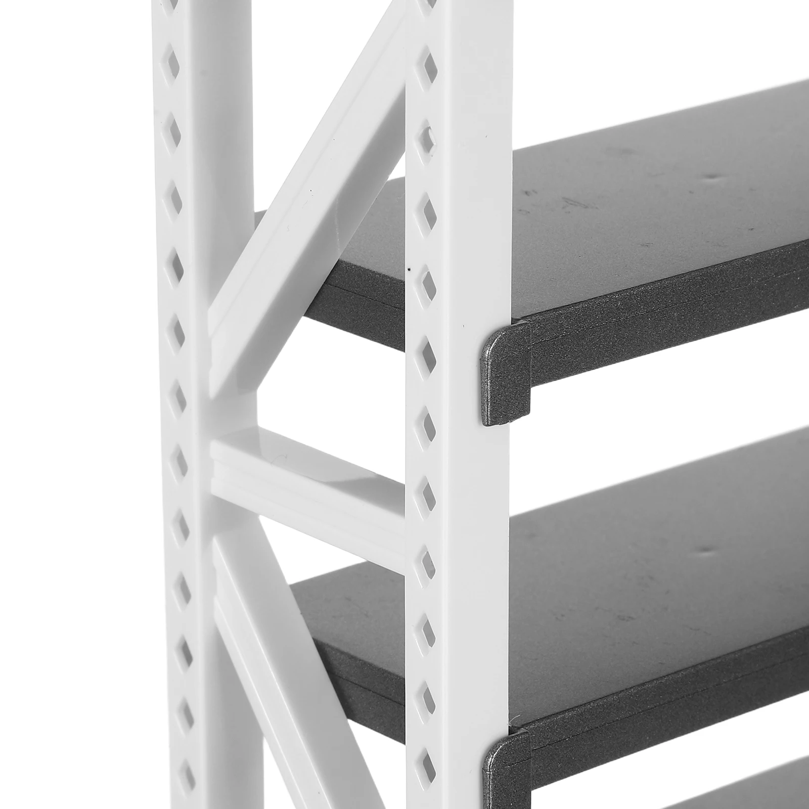 Organisateur de rangement pour maison de poupée, 2 pièces, Mini étagère à bibelots à 4 couches pour enfants, support de rangement Compact, ensemble de meubles miniatures, petit