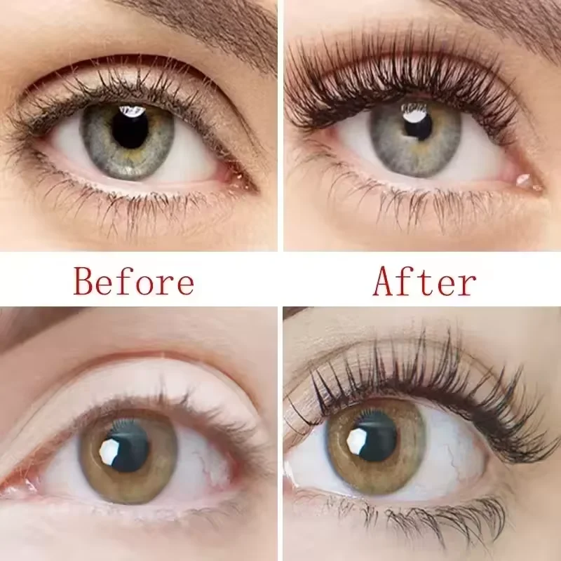 Schnelles Wimpernwachstumsserum, 7 Tage natürlicher Wimpernverstärker, längere, vollere, dickere, lockige Wimpernbehandlung, Augenpflegeprodukte, Make-up