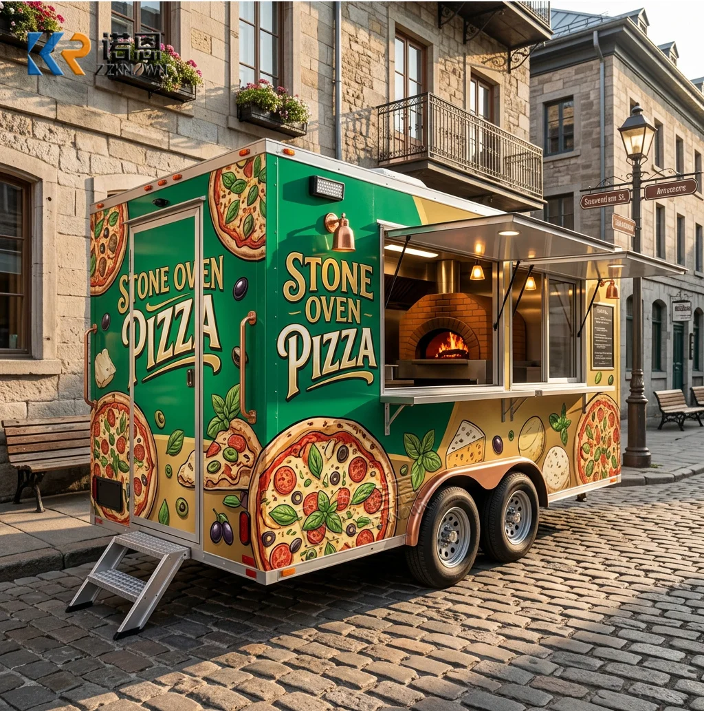 Mobile Kitchen Ice Cream Hot Dog Small Food Truck CE and DOT Certificate Approved Mobile Food Trailer With Full Kitchen