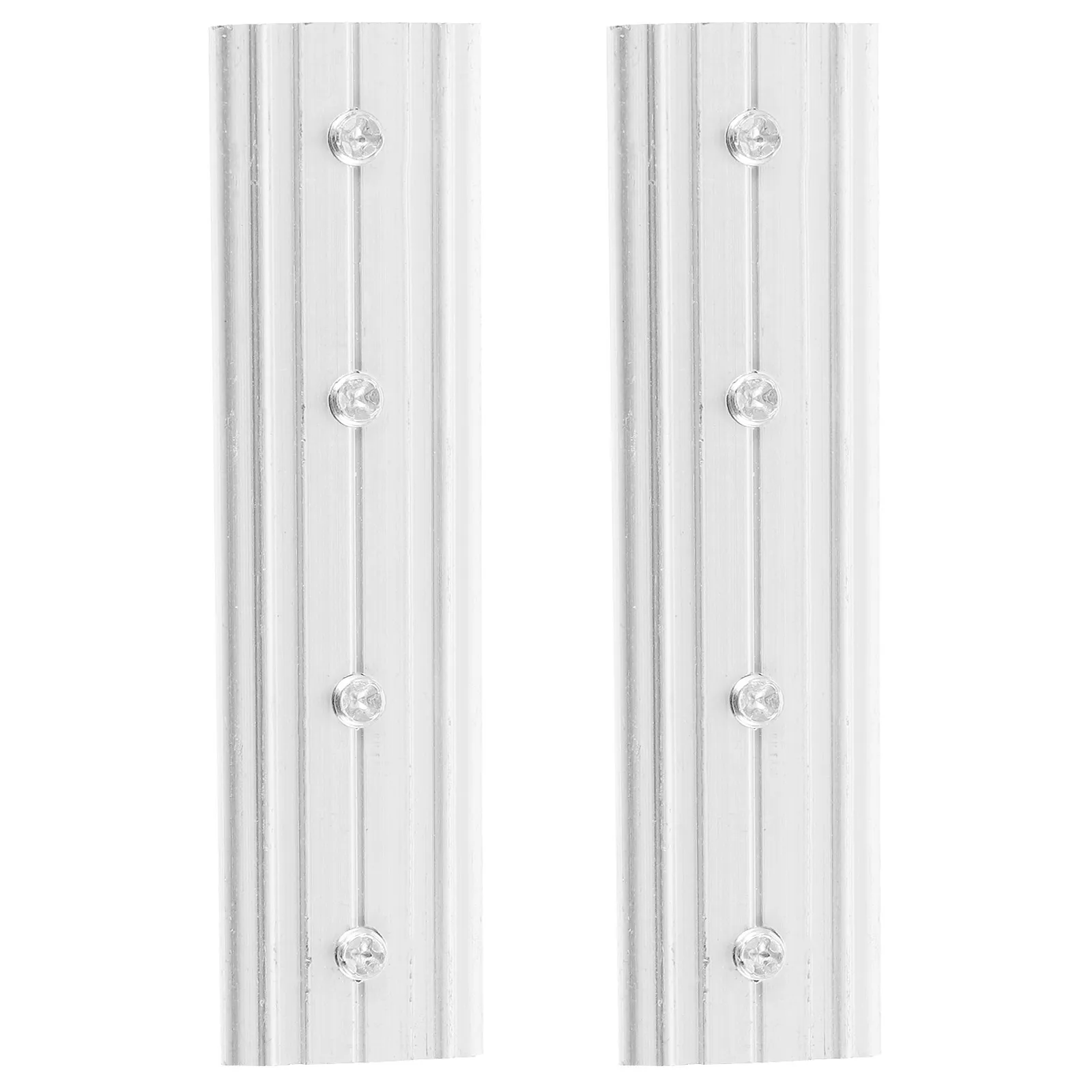 2Pcs Universal Curtain Track Rail Connector Aluminum Alloy Aesthetic for Window Ceiling Wall Mount Systems