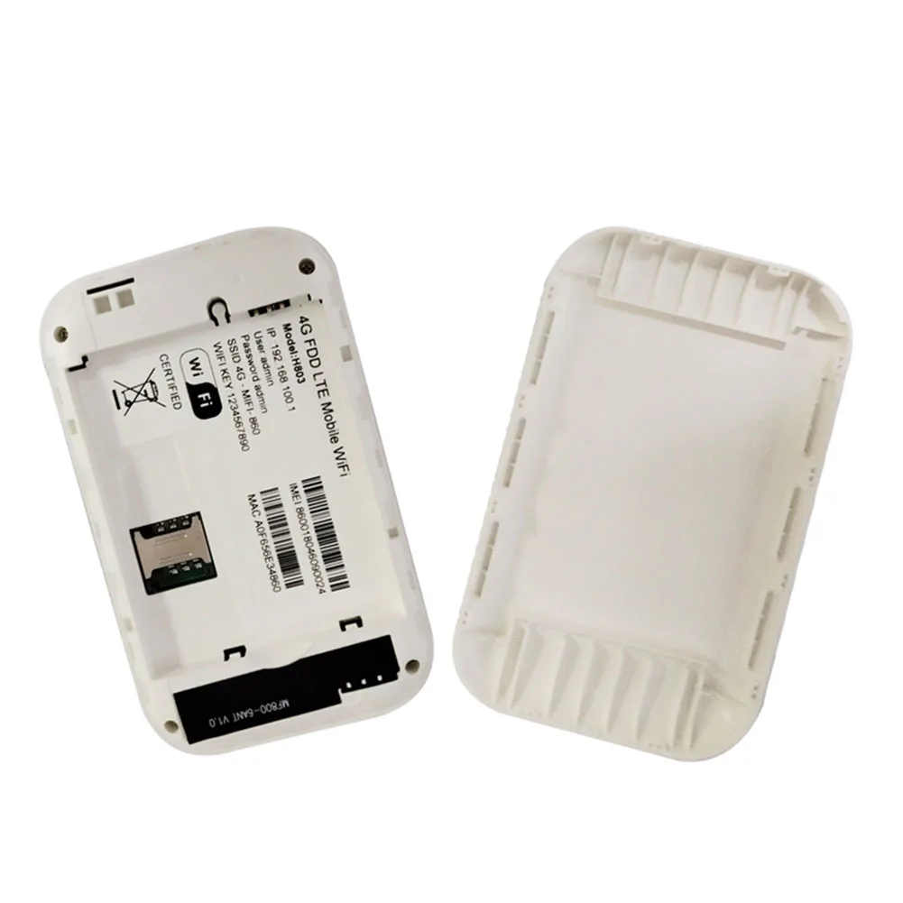 4G LTE Mobile WiFi Router 3650mAh 150Mbps Pocket Mobile Hotspot Up To 10 Users with SIM Card Slot Portable WiFi Hotspot for Car