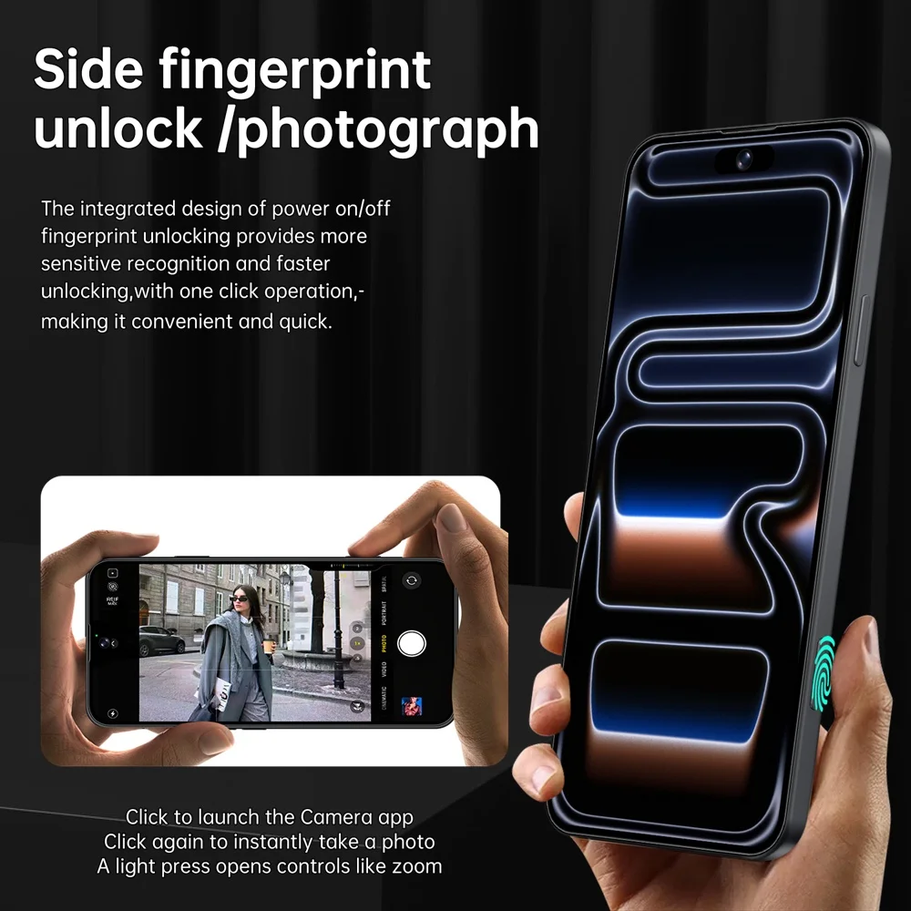 K-Touch Hot Mobile Phones A17 Pro Max Cell Phone Android 5G 7.3HD 22G+2TB Smartphone 16+48MP Dual Sim 7800mAh Unlocked Global Version