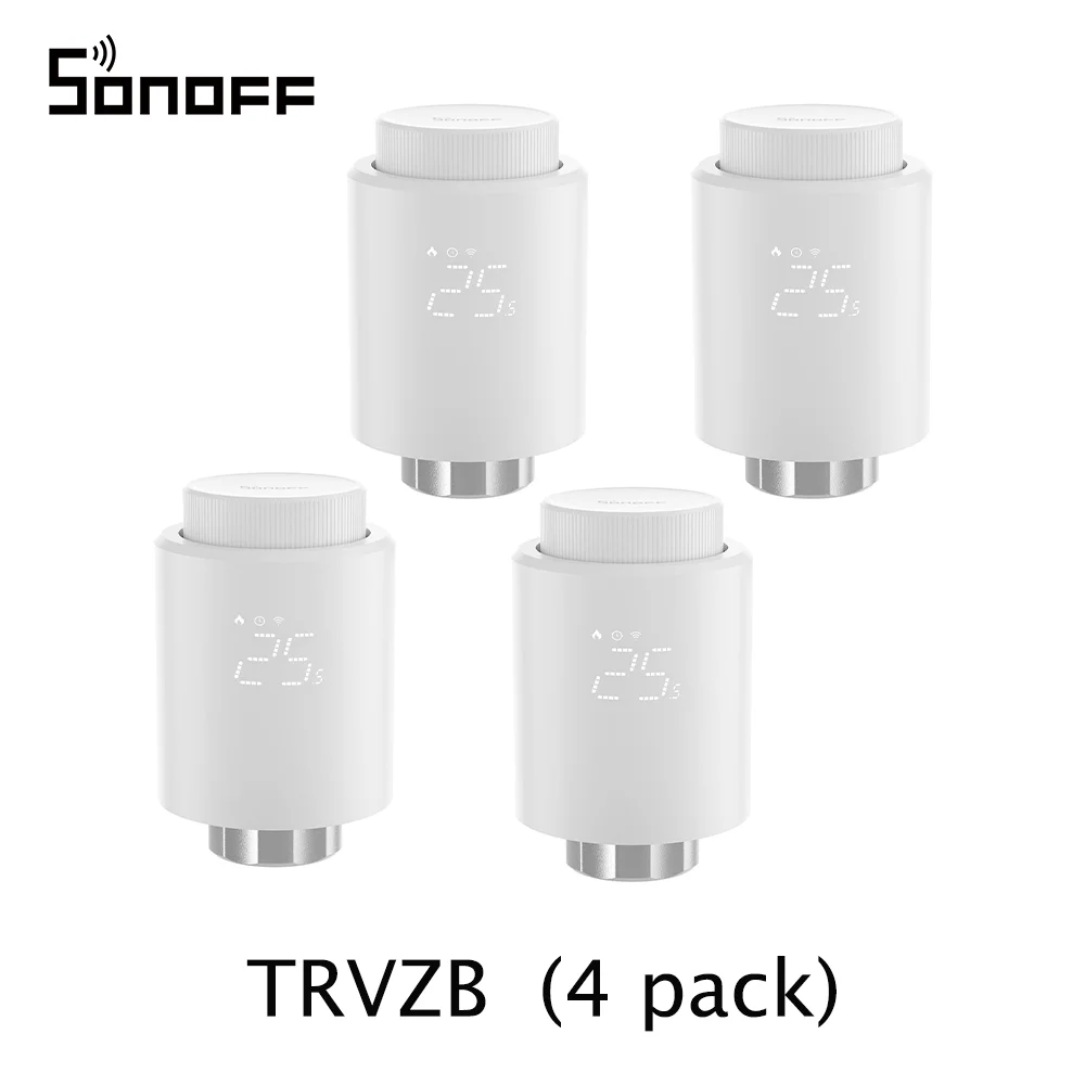 SONOFF TRVZB Thermostatische Radiatorkraan Smart TRV Zigbee Thermostaat Actuator Temperatuur Verwarming Controle Ondersteuning Alexa ZHA 2mqtt