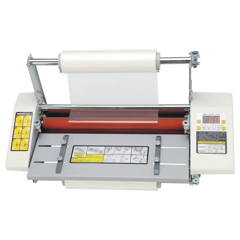 9350 Model A3+/33.5cm Paper Laminating Machine English version Cold Hot Laminator Film Photo Laminater 1.1m/minute